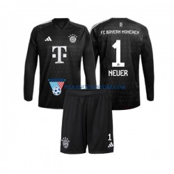 Strój Bramkarski Bayern Monachium dla Dzieci Manuel Neuer 1 Koszulka Domowy 2023-2024 Długie Rękawy