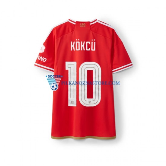 Benfica Orkun Kokcu 10 Koszulka Męska Domowy 2023-2024 Krótkie Rękawy