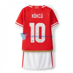 Benfica dla Dzieci Orkun Kokcu 10 Koszulka Domowy 2023-2024 Krótkie Rękawy