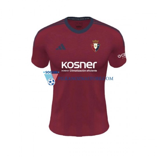 CA Osasuna Koszulka Męska Domowy 2023-2024 Krótkie Rękawy