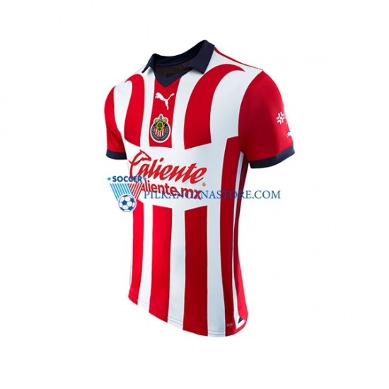 CD Guadalajara Koszulka Męska Domowy 2023-2024 Krótkie Rękawy