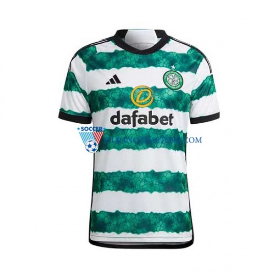 Celtic Koszulka Męska Domowy 2023-2024 Krótkie Rękawy