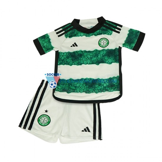 Celtic dla Dzieci Koszulka Domowy 2023-2024 Krótkie Rękawy