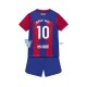 FC Barcelona dla Dzieci Ansu Fati 10 Koszulka Domowy 2023-2024 Krótkie Rękawy