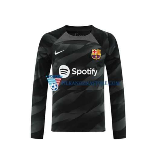 Strój Bramkarski FC Barcelona Koszulka Męska Wyjazdowy 2023-2024 Długie Rękawy