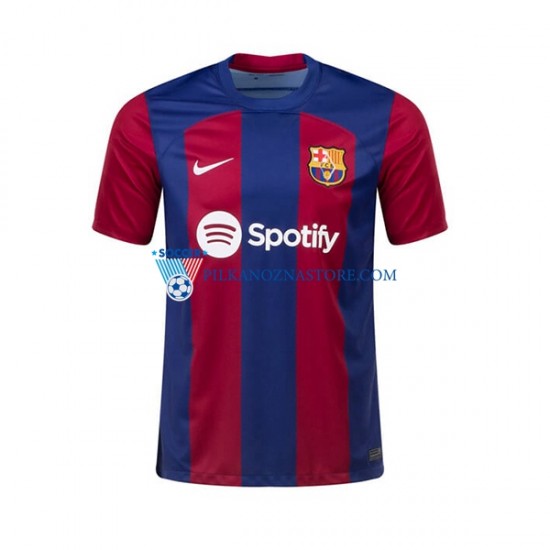 FC Barcelona Ousmane Dembele 7 Koszulka Męska Domowy 2023-2024 Krótkie Rękawy