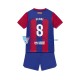 FC Barcelona dla Dzieci Pedri 8 Koszulka Domowy 2023-2024 Krótkie Rękawy