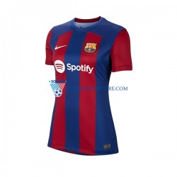 FC Barcelona Koszulka Damska Domowy 2023-2024 Krótkie Rękawy