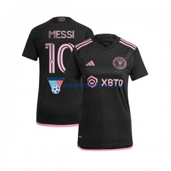 Inter Miami Lionel Messi 10 Koszulka Damska Wyjazdowy 2023 Krótkie Rękawy
