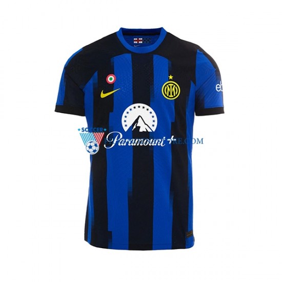 Inter Mediolan Koszulka Męska Domowy 2023-2024 Krótkie Rękawy