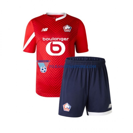 LOSC Lille dla Dzieci Koszulka Domowy 2023-2024 Krótkie Rękawy