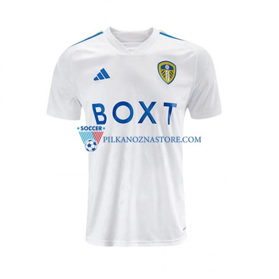 Leeds United Koszulka Męska Domowy 2023-2024 Krótkie Rękawy