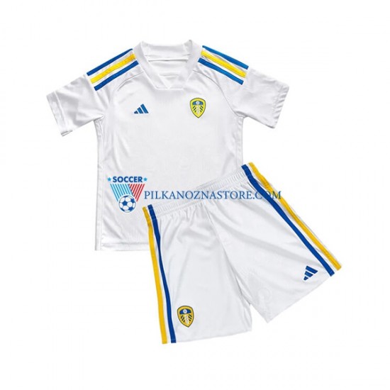 Leeds United dla Dzieci Koszulka Domowy 2023-2024 Krótkie Rękawy