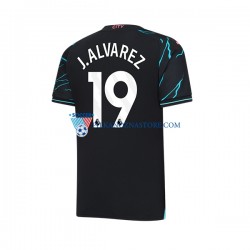 Manchester City Julian Alvarez 19 Koszulka Męska Trzeci 2023-2024 Krótkie Rękawy