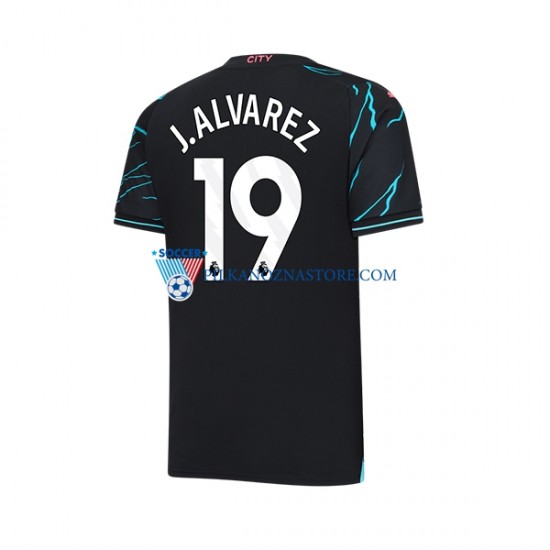 Manchester City Julian Alvarez 19 Koszulka Męska Trzeci 2023-2024 Krótkie Rękawy