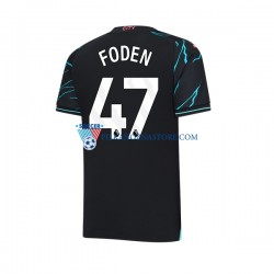 Manchester City Phil Foden 47 Koszulka Męska Trzeci 2023-2024 Krótkie Rękawy