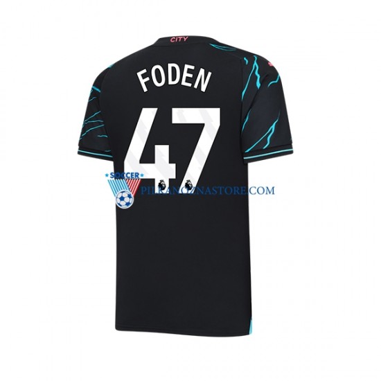 Manchester City Phil Foden 47 Koszulka Męska Trzeci 2023-2024 Krótkie Rękawy