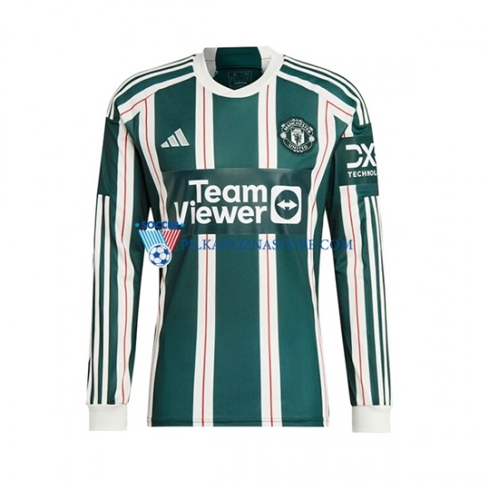 Manchester United Koszulka Męska Wyjazdowy 2023-2024 Długie Rękawy