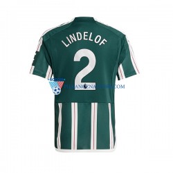 Manchester United Lindelof 2 Koszulka Męska Wyjazdowy 2023-2024 Krótkie Rękawy