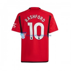 Manchester United Marcus Rashford 10 Koszulka Męska Domowy 2023-2024 Krótkie Rękawy