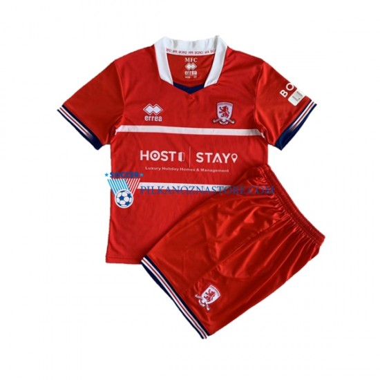 Middlesbrough dla Dzieci Koszulka Domowy 2023-2024 Krótkie Rękawy