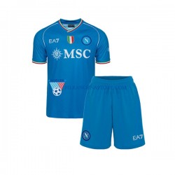 Napoli dla Dzieci Koszulka Domowy 2023-2024 Krótkie Rękawy