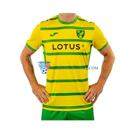 Norwich City Koszulka Męska Domowy 2023-2024 Krótkie Rękawy