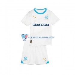 Olympique Marsylia dla Dzieci Koszulka Domowy 2023-2024 Krótkie Rękawy