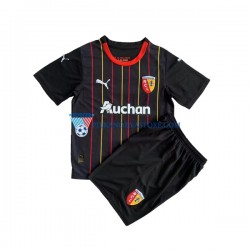 RC Lens dla Dzieci Koszulka Wyjazdowy 2023-2024 Krótkie Rękawy