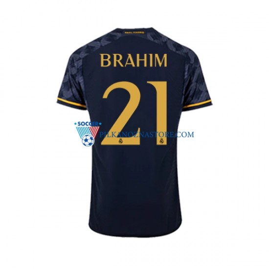 Real Madryt Brahim Diaz 21 Koszulka Męska Wyjazdowy 2023-2024 Krótkie Rękawy