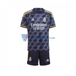 Real Madryt dla Dzieci Koszulka Wyjazdowy 2023-2024 Krótkie Rękawy