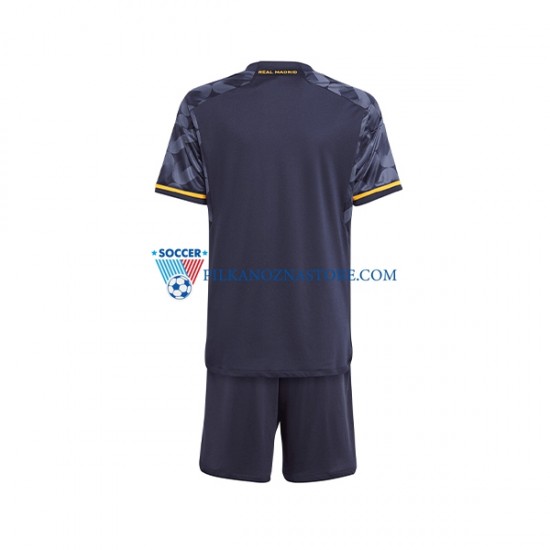 Real Madryt dla Dzieci Koszulka Wyjazdowy 2023-2024 Krótkie Rękawy