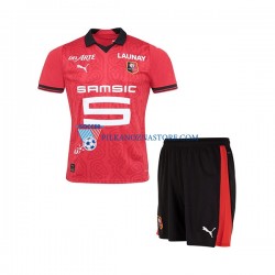 Stade Rennais dla Dzieci Koszulka Domowy 2023-2024 Krótkie Rękawy