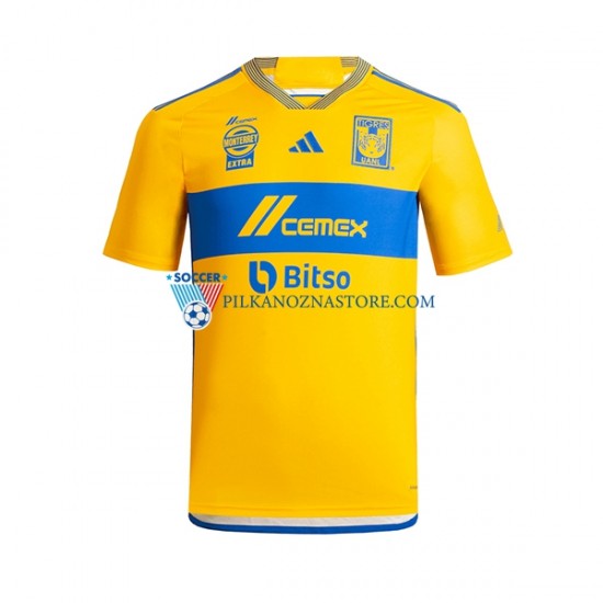 Tigres UANL Koszulka Męska Domowy 2023-2024 Krótkie Rękawy