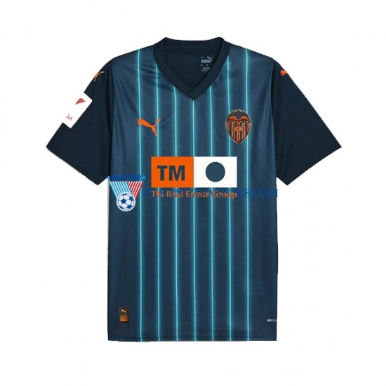 Valencia CF Koszulka Męska Wyjazdowy 2023-2024 Krótkie Rękawy