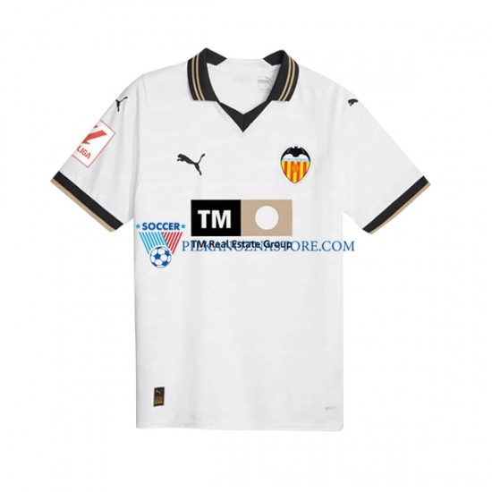 Valencia CF Koszulka Męska Domowy 2023-2024 Krótkie Rękawy