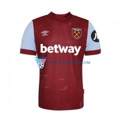 West Ham United Koszulka Męska Domowy 2023-2024 Krótkie Rękawy