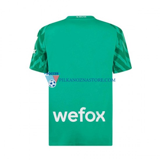 Strój Bramkarski AC Milan Koszulka Męska Domowy 2023-2024 Krótkie Rękawy