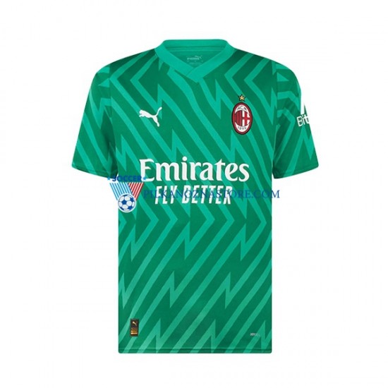 Strój Bramkarski AC Milan Mike Maignan 16 Koszulka Męska Domowy 2023-2024 Krótkie Rękawy