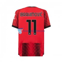 AC Milan Ibrahimović 11 Koszulka Męska Domowy 2023-2024 Krótkie Rękawy
