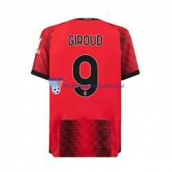 AC Milan Olivier Giroud 9 Koszulka Męska Domowy 2023-2024 Krótkie Rękawy