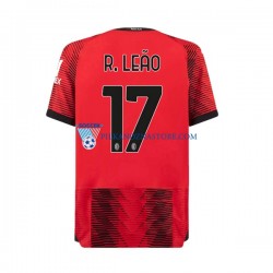 AC Milan Rafael Leao 17 Koszulka Męska Domowy 2023-2024 Krótkie Rękawy