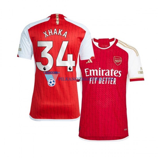 Arsenal Xhaka 34 Koszulka Męska Domowy 2023-2024 Krótkie Rękawy