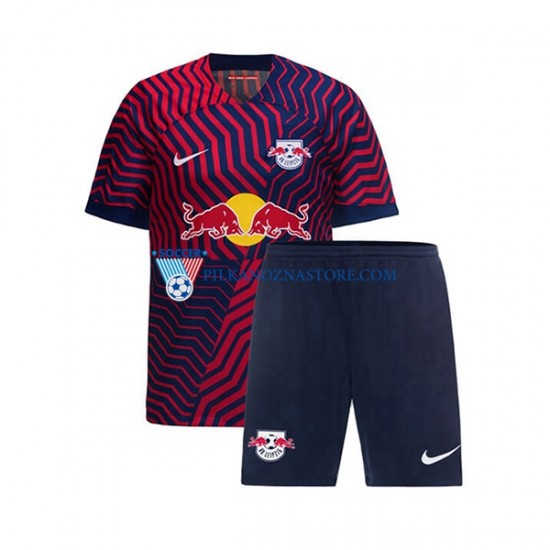 RB Leipzig dla Dzieci Koszulka Wyjazdowy 2023-2024 Krótkie Rękawy