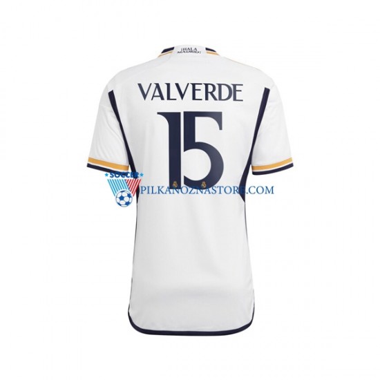 Real Madryt Federico Valverde 15 Koszulka Męska Domowy 2023-2024 Krótkie Rękawy