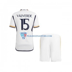 Real Madryt dla Dzieci Federico Valverde 15 Koszulka Domowy 2023-2024 Krótkie Rękawy