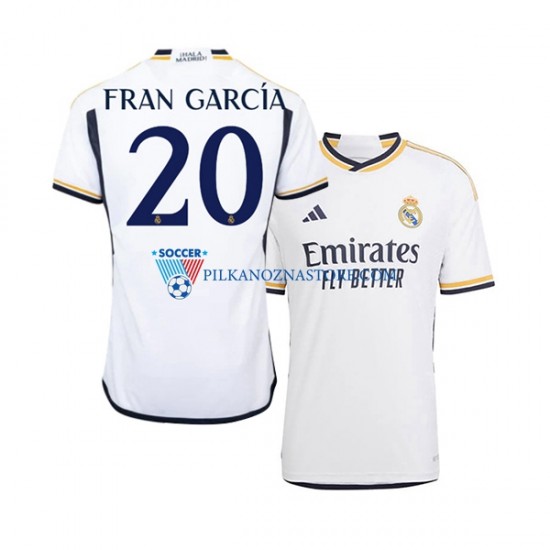 Real Madryt Fran Garcia 20 Koszulka Męska Domowy 2023-2024 Krótkie Rękawy