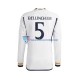 Real Madryt Jude Bellingham 5 Koszulka Męska Domowy 2023-2024 Długie Rękawy