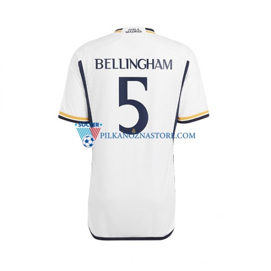 Real Madryt Jude Bellingham 5 Koszulka Męska Domowy 2023-2024 Krótkie Rękawy