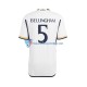 Real Madryt Jude Bellingham 5 Koszulka Męska Domowy 2023-2024 Krótkie Rękawy